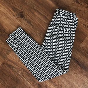 H&M print crop pants